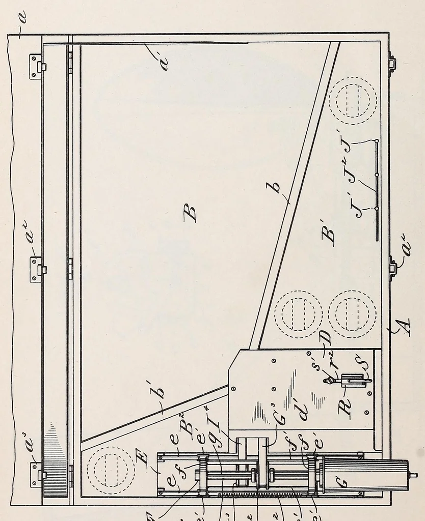 An illustration from [Graphophone patents], 1878, leaf 688
