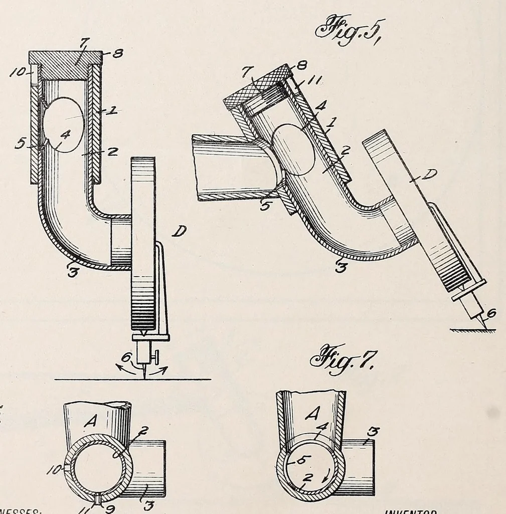 An illustration from [Graphophone patents], 1878, leaf 986