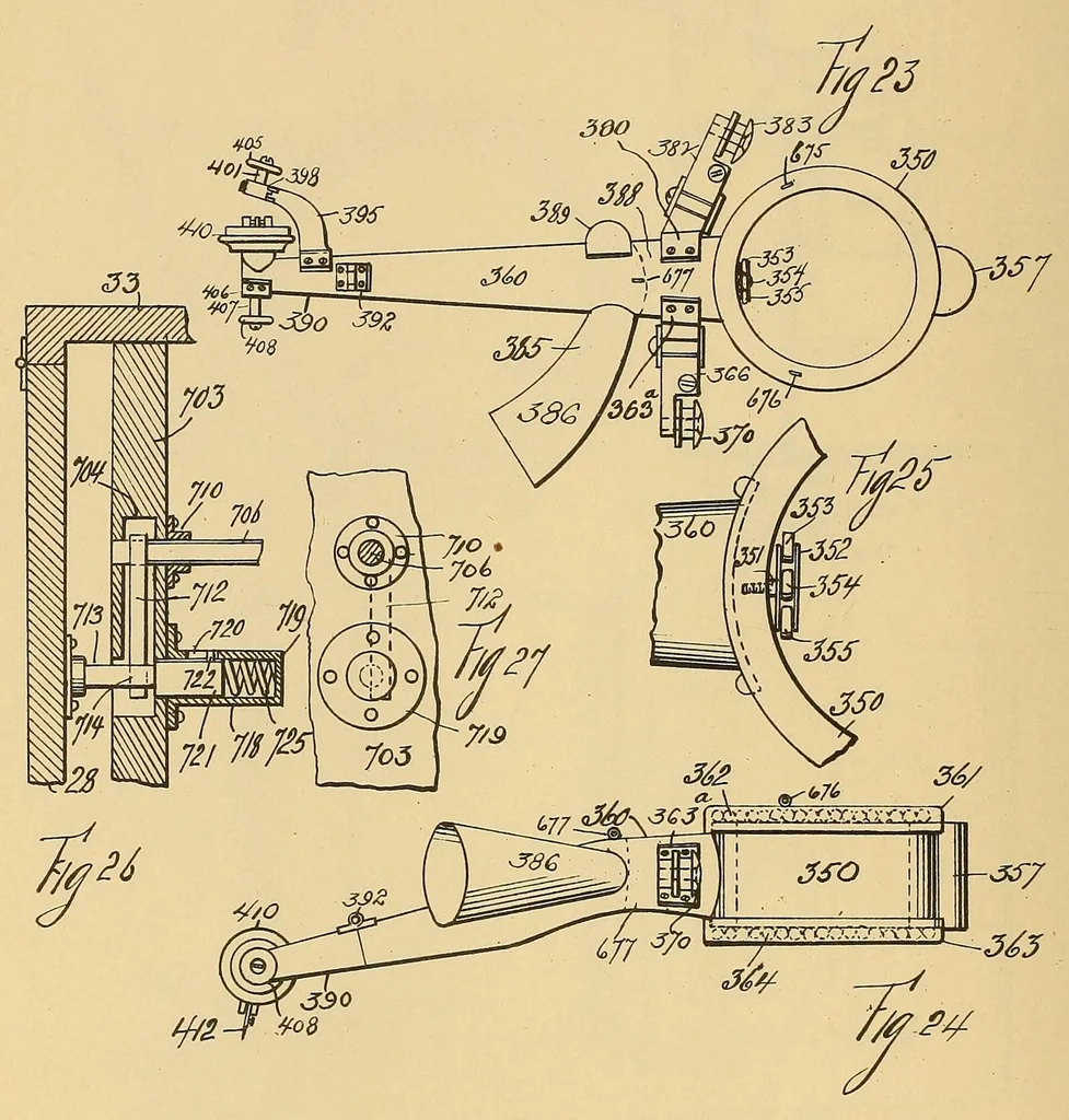 An illustration from [Graphophone patents], 1878, leaf 248