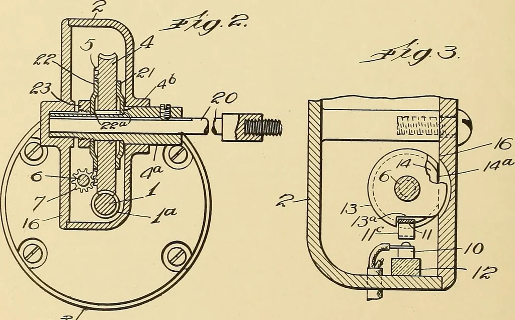 An illustration from [Graphophone patents], 1878, leaf 1001