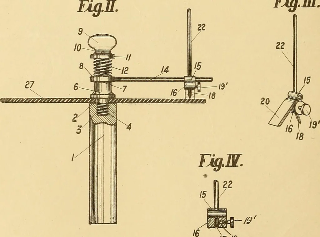 An illustration from [Graphophone patents], 1878, leaf 101