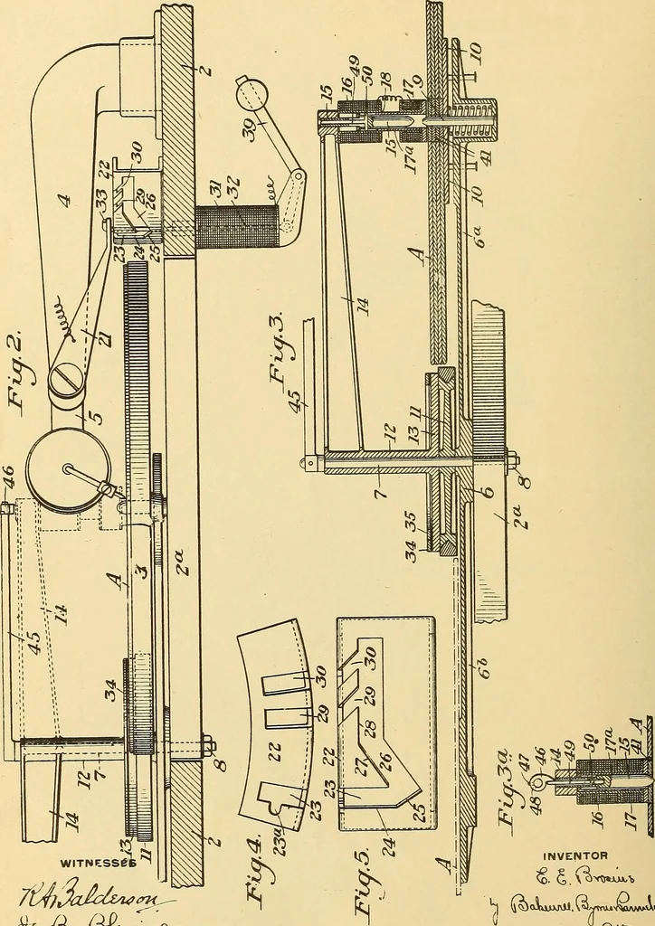 An illustration from [Graphophone patents], 1878, leaf 1017