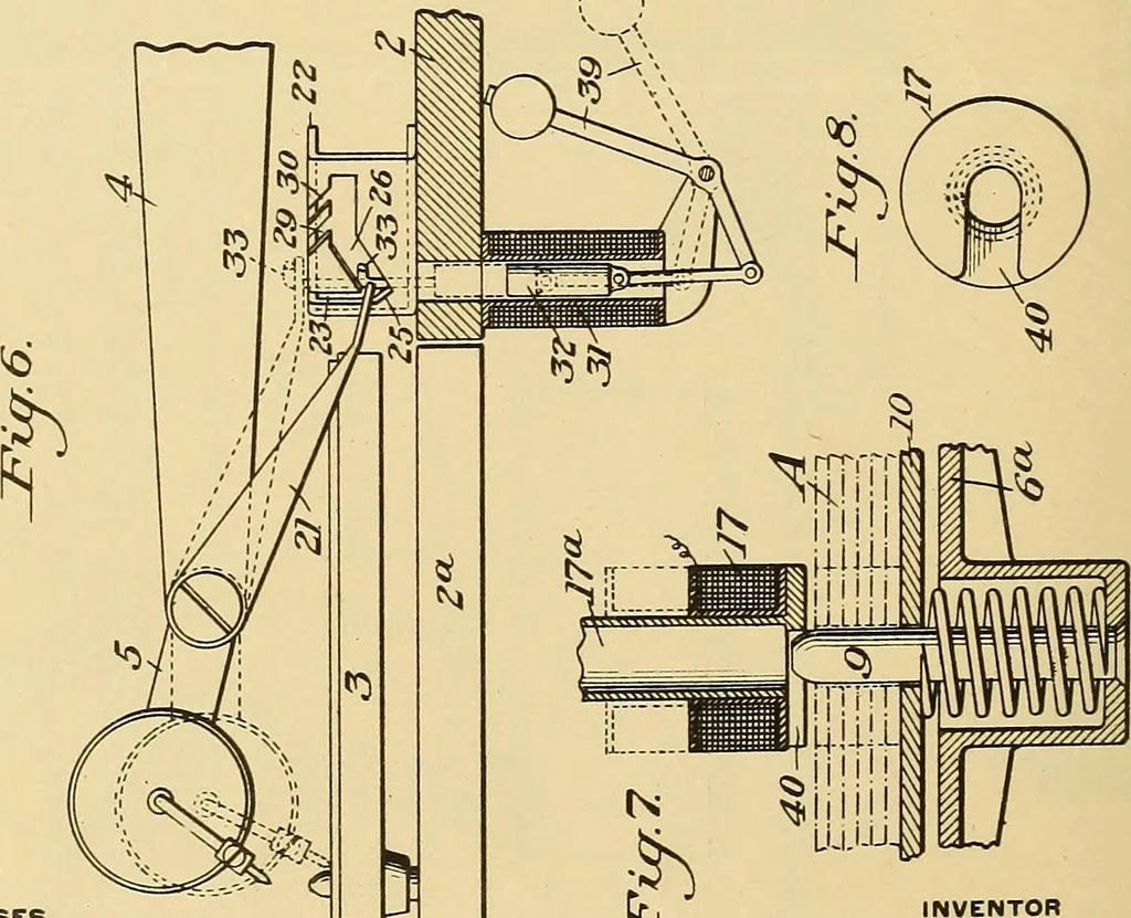 An illustration from [Graphophone patents], 1878, leaf 1019