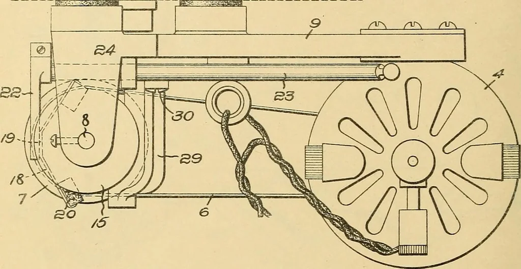An illustration from [Graphophone patents], 1878, leaf 1043