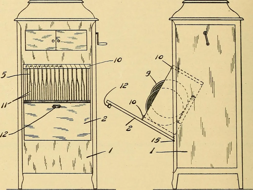 An illustration from [Graphophone patents], 1878, leaf 1051