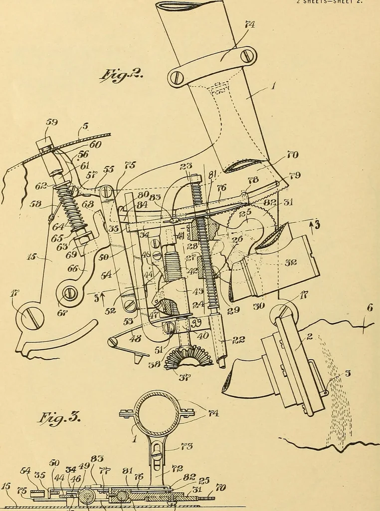 An illustration from [Graphophone patents], 1878, leaf 1057