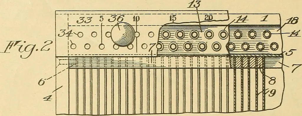 An illustration from [Graphophone patents], 1878, leaf 1083
