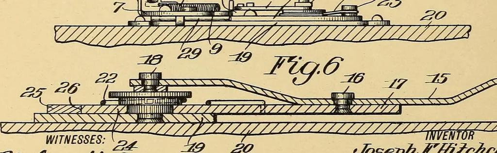 An illustration from [Graphophone patents], 1878, leaf 1089