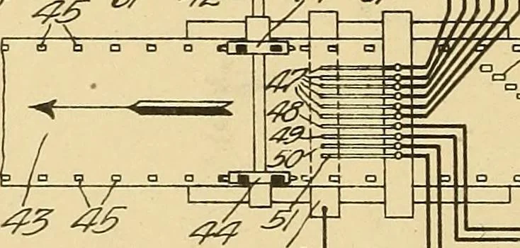 An illustration from [Graphophone patents], 1878, leaf 1111