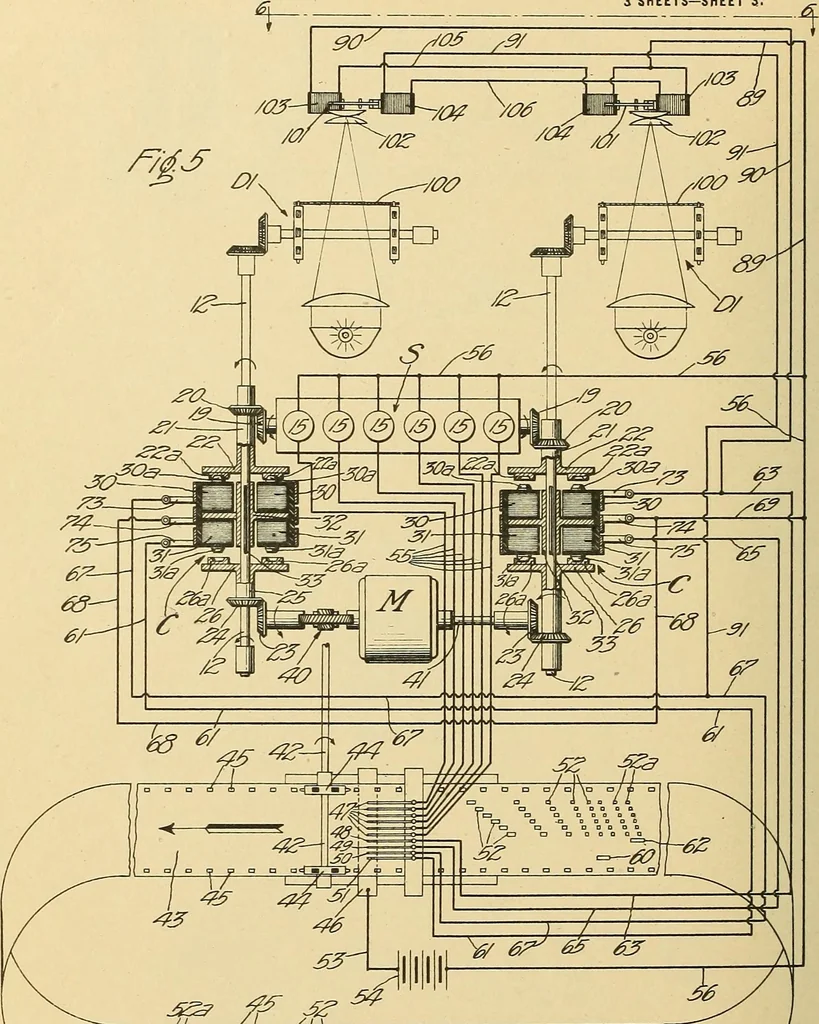 An illustration from [Graphophone patents], 1878, leaf 1115