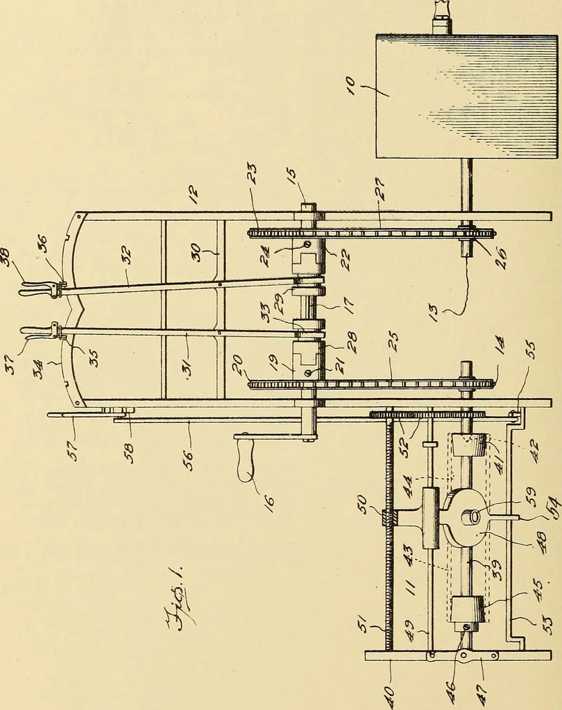 An illustration from [Graphophone patents], 1878, leaf 1127