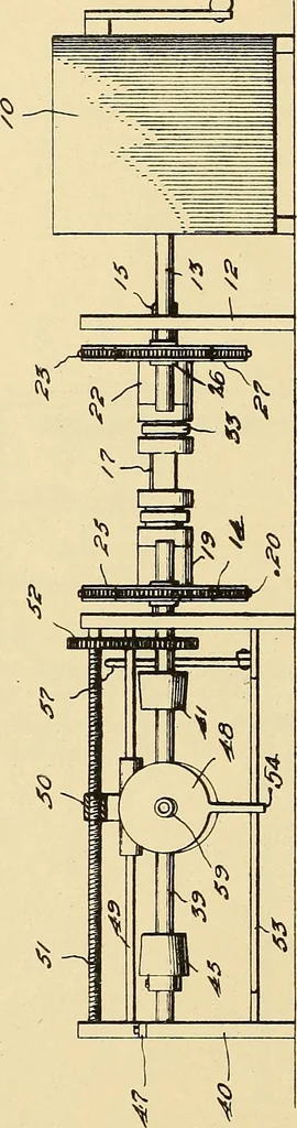 An illustration from [Graphophone patents], 1878, leaf 1129