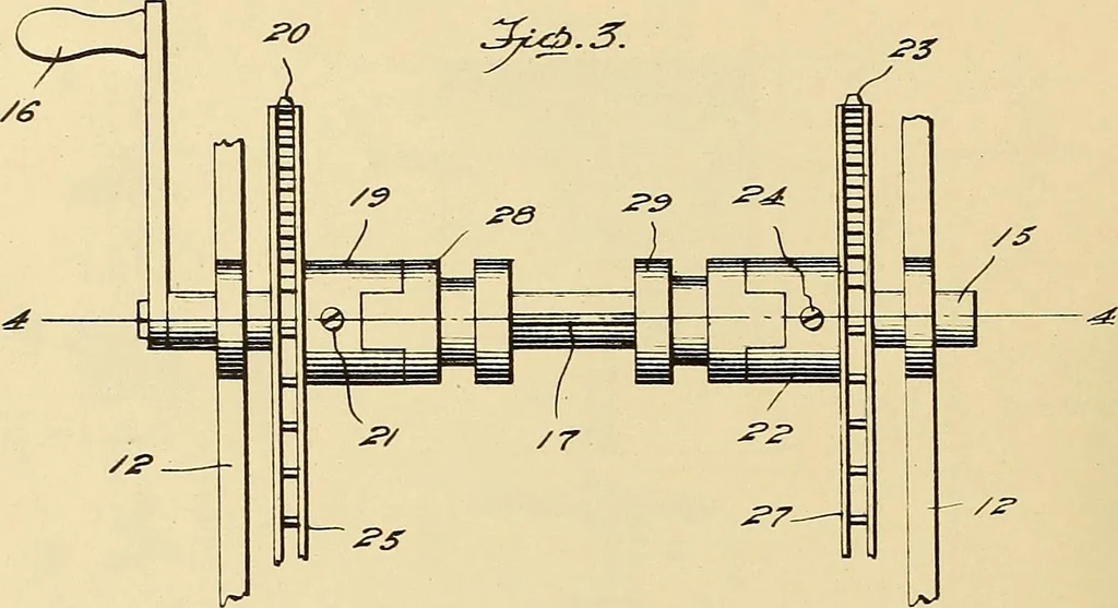 An illustration from [Graphophone patents], 1878, leaf 1131