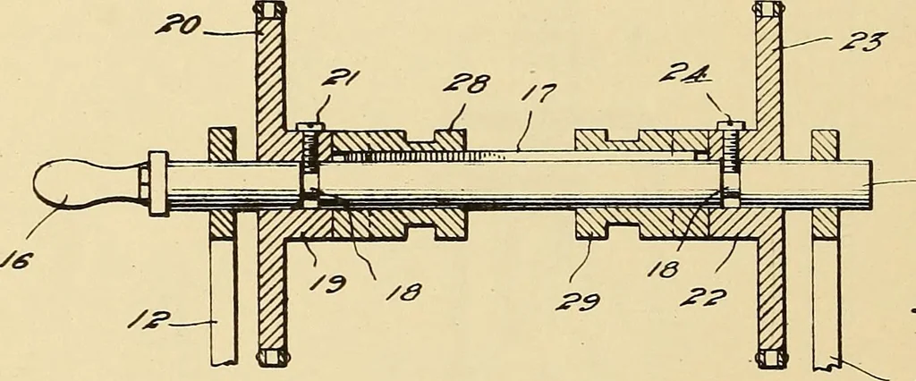 An illustration from [Graphophone patents], 1878, leaf 1131