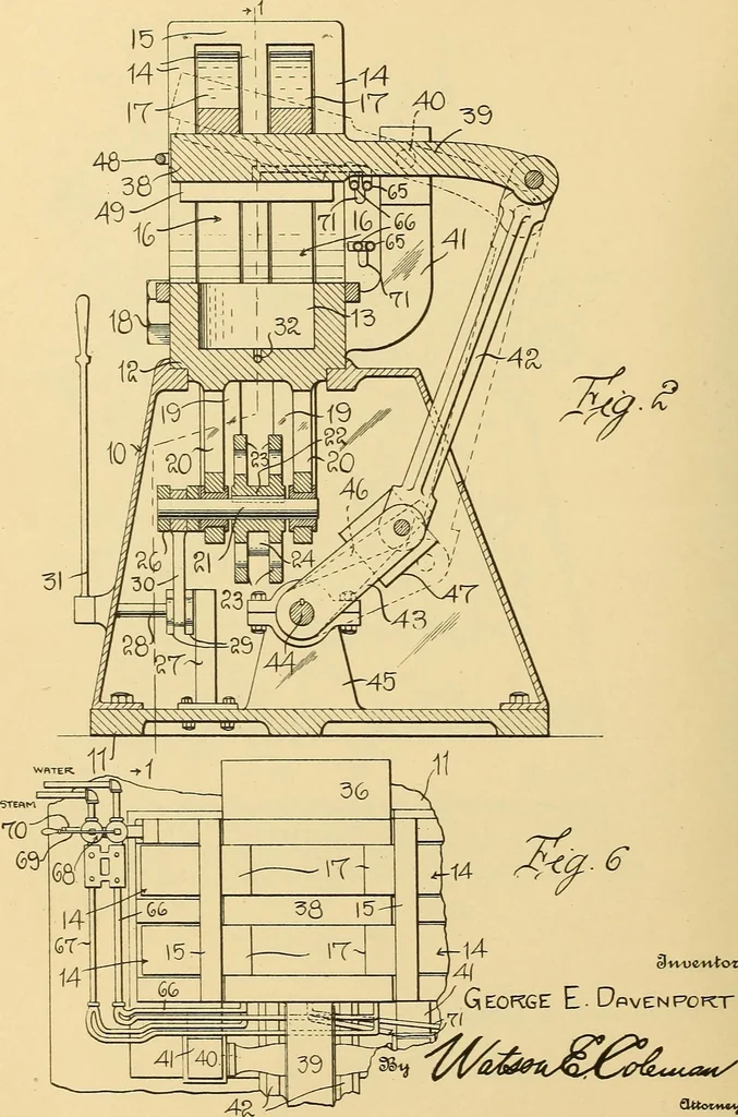 An illustration from [Graphophone patents], 1878, leaf 1139