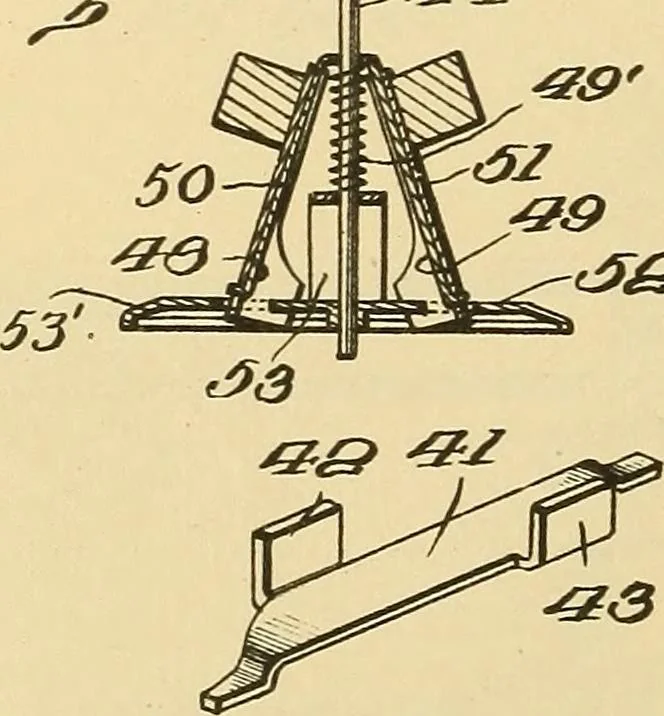 An illustration from [Graphophone patents], 1878, leaf 1149