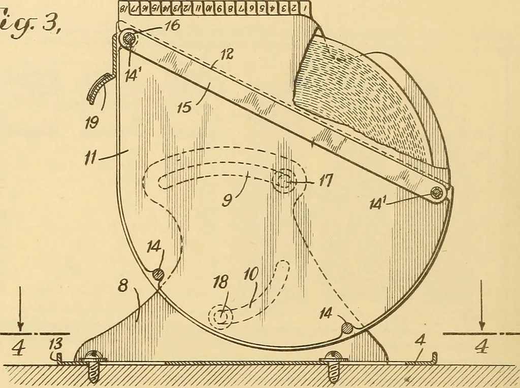 An illustration from [Graphophone patents], 1878, leaf 115
