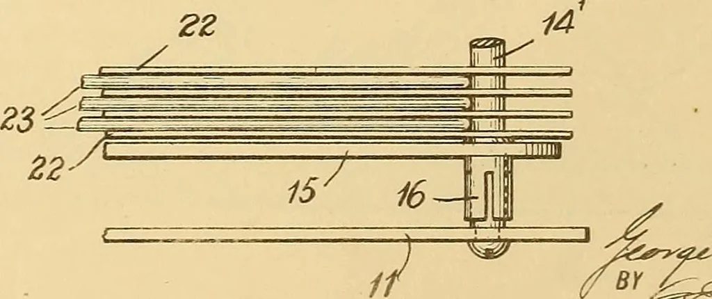 An illustration from [Graphophone patents], 1878, leaf 115