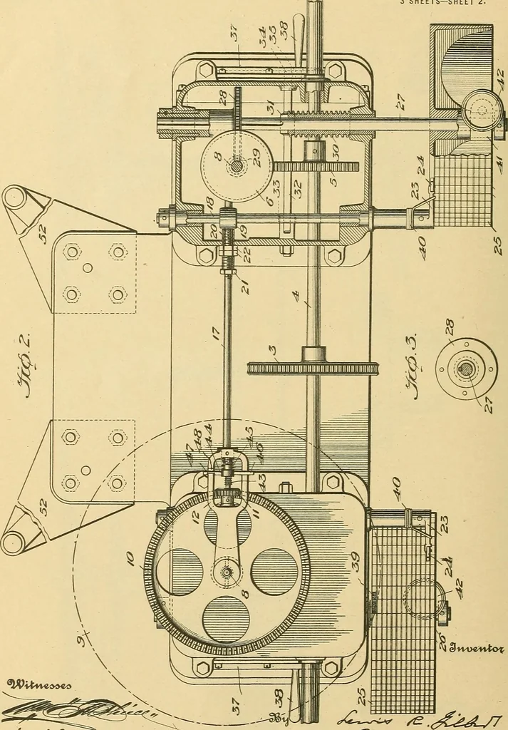 An illustration from [Graphophone patents], 1878, leaf 1157