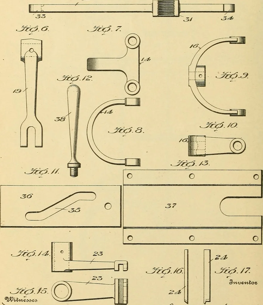 An illustration from [Graphophone patents], 1878, leaf 1159