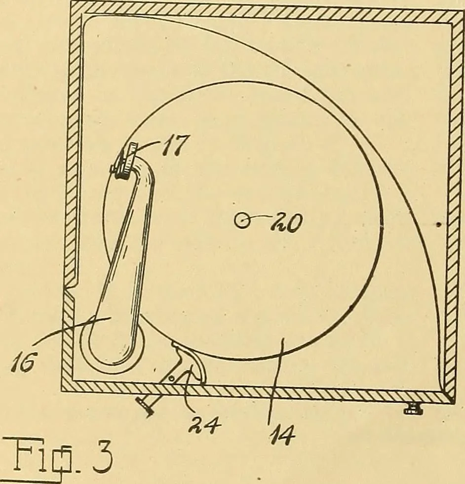 An illustration from [Graphophone patents], 1878, leaf 1171