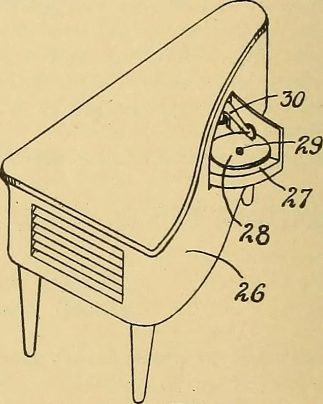 An illustration from [Graphophone patents], 1878, leaf 1171