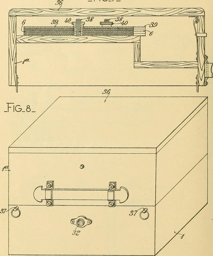An illustration from [Graphophone patents], 1878, leaf 1183