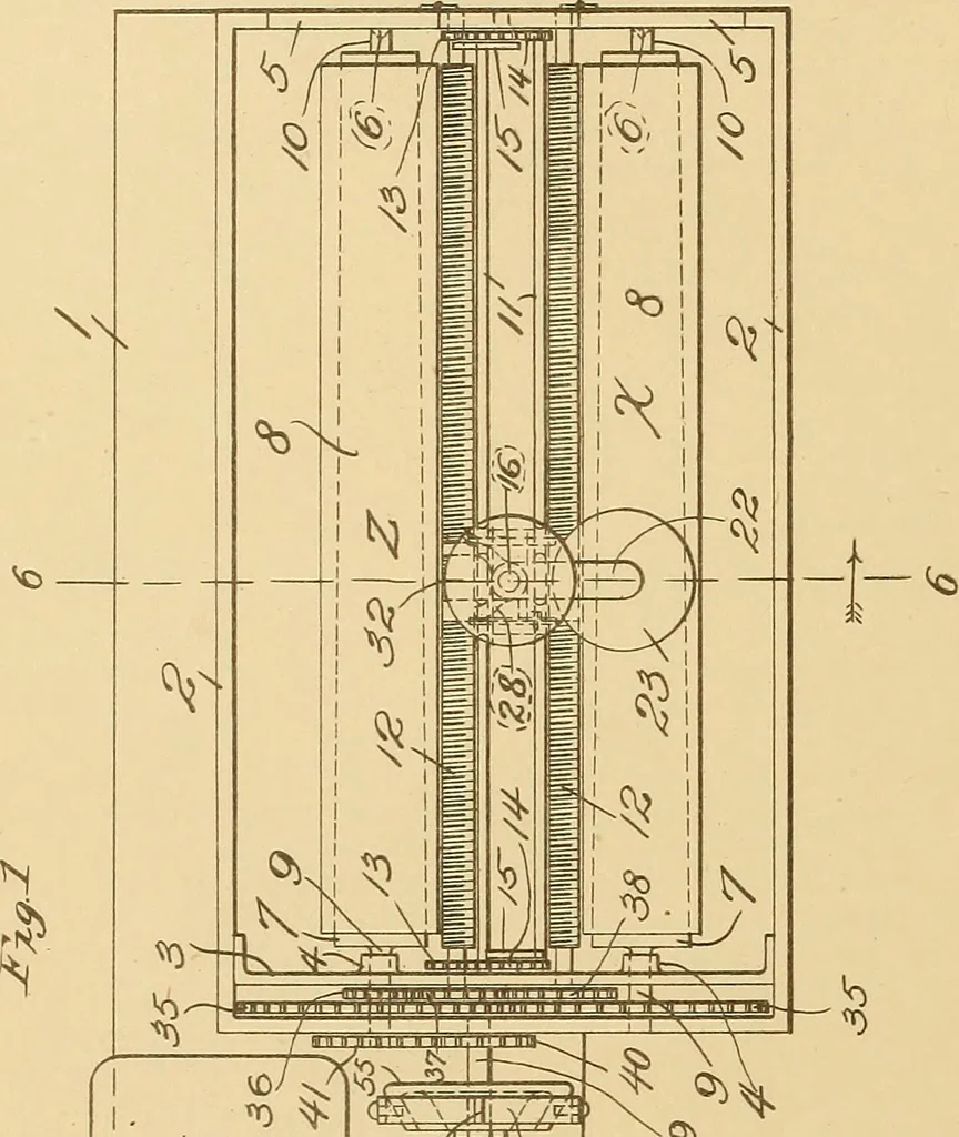 An illustration from [Graphophone patents], 1878, leaf 121