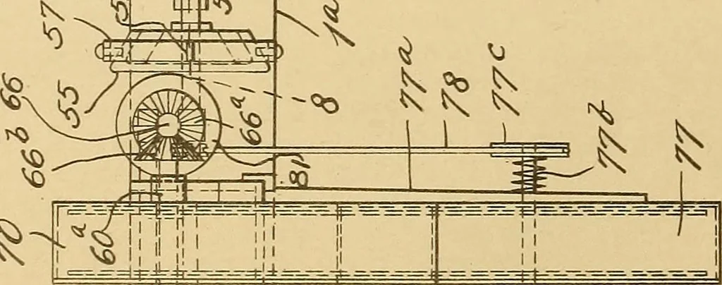 An illustration from [Graphophone patents], 1878, leaf 121