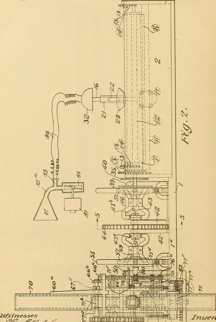 An illustration from [Graphophone patents], 1878, leaf 123