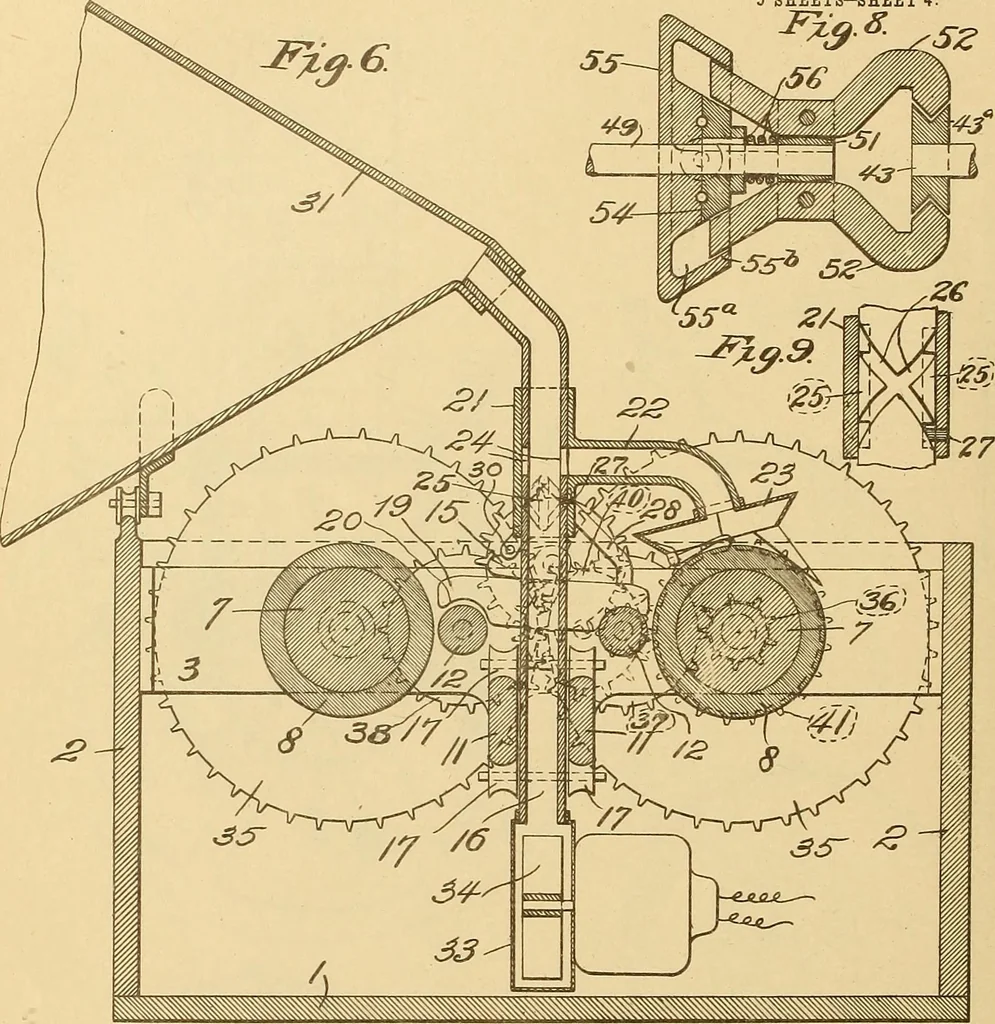 An illustration from [Graphophone patents], 1878, leaf 127