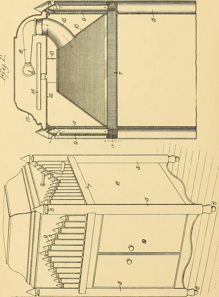 An illustration from [Graphophone patents], 1878, leaf 165