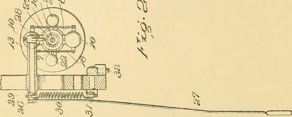 An illustration from [Graphophone patents], 1878, leaf 183