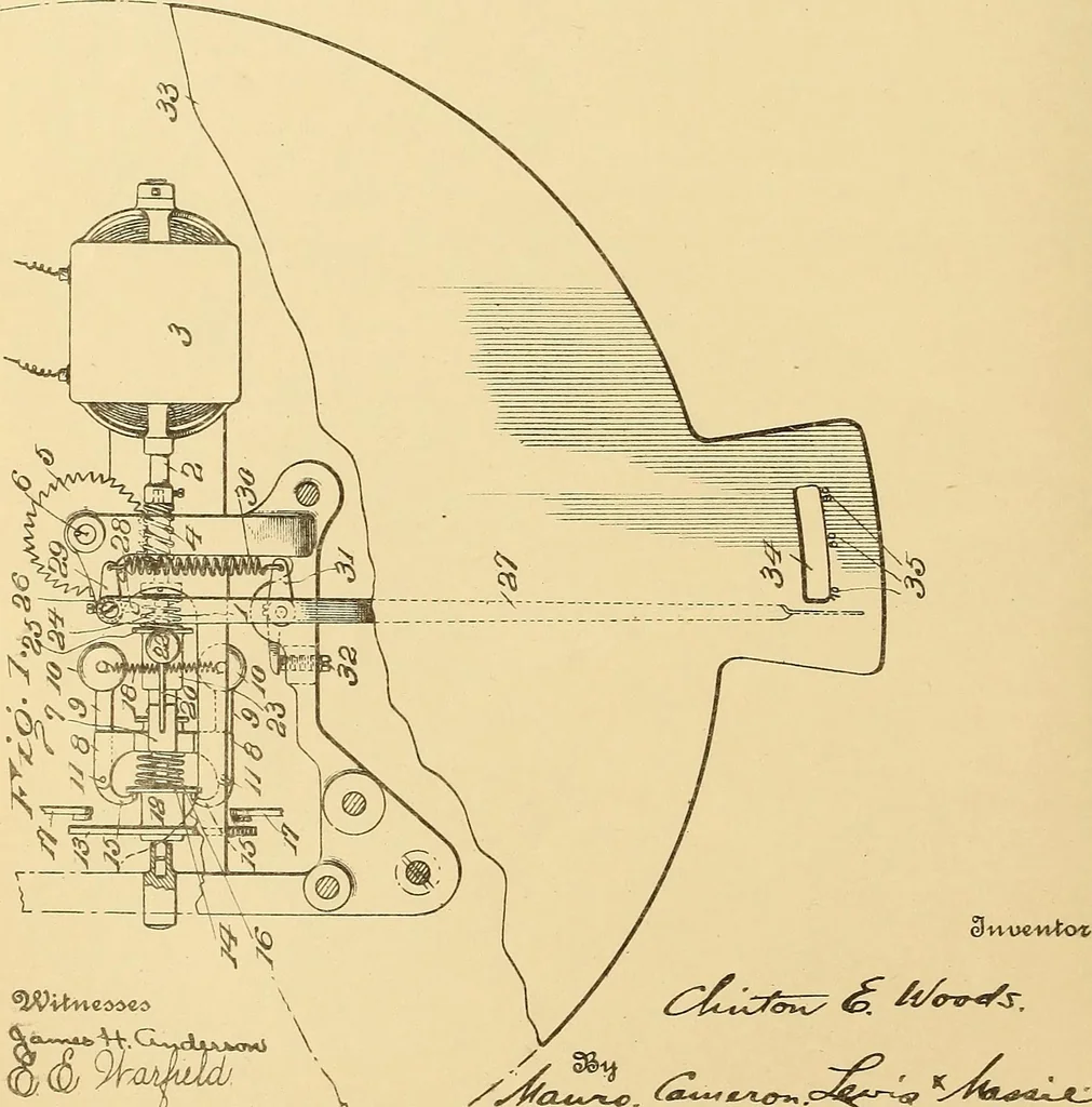 An illustration from [Graphophone patents], 1878, leaf 183