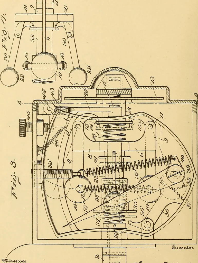 An illustration from [Graphophone patents], 1878, leaf 185