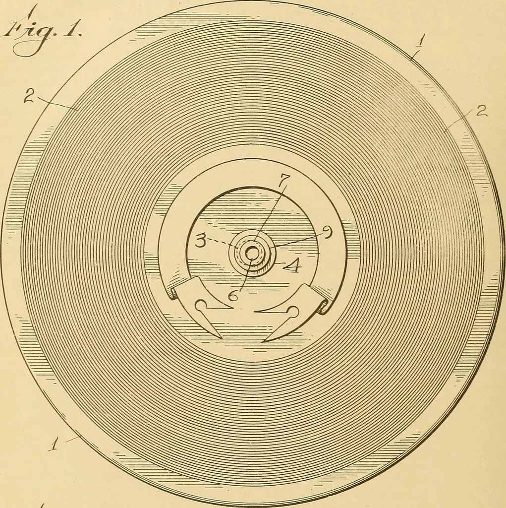 An illustration from [Graphophone patents], 1878, leaf 193