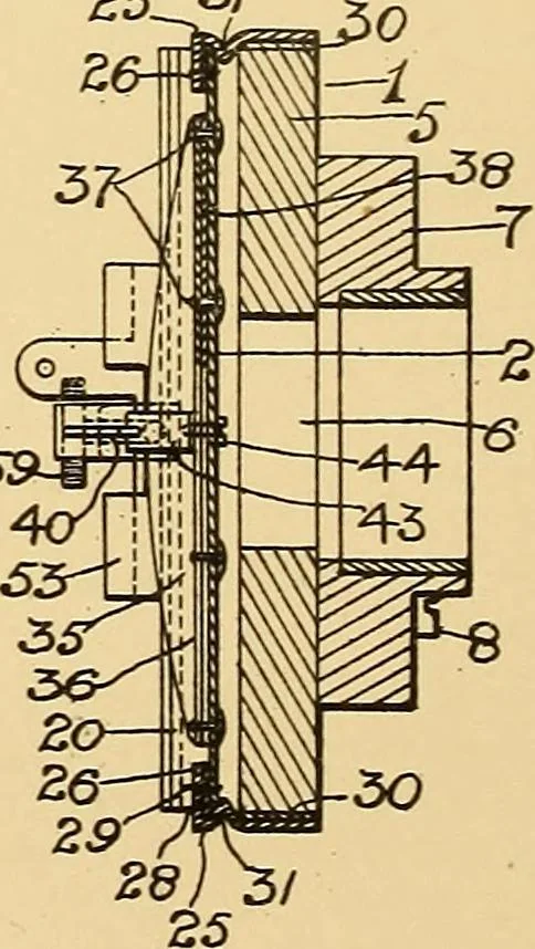 An illustration from [Graphophone patents], 1878, leaf 219