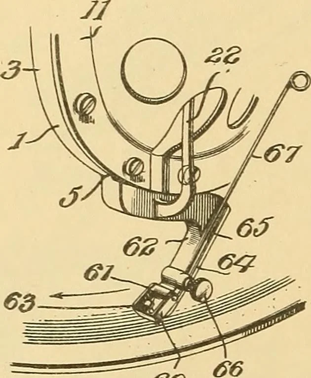 An illustration from [Graphophone patents], 1878, leaf 235