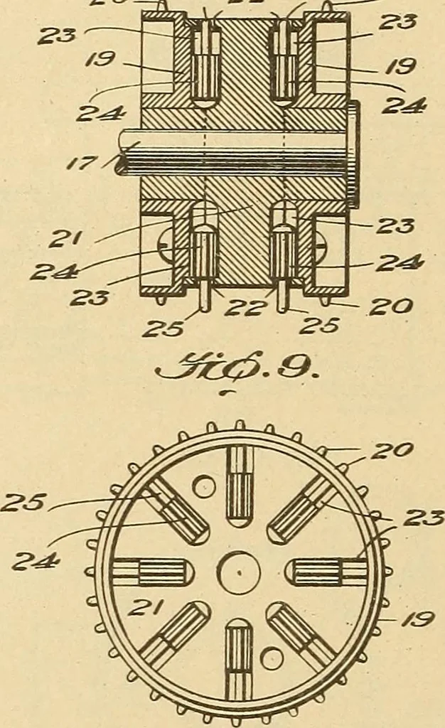 An illustration from [Graphophone patents], 1878, leaf 247