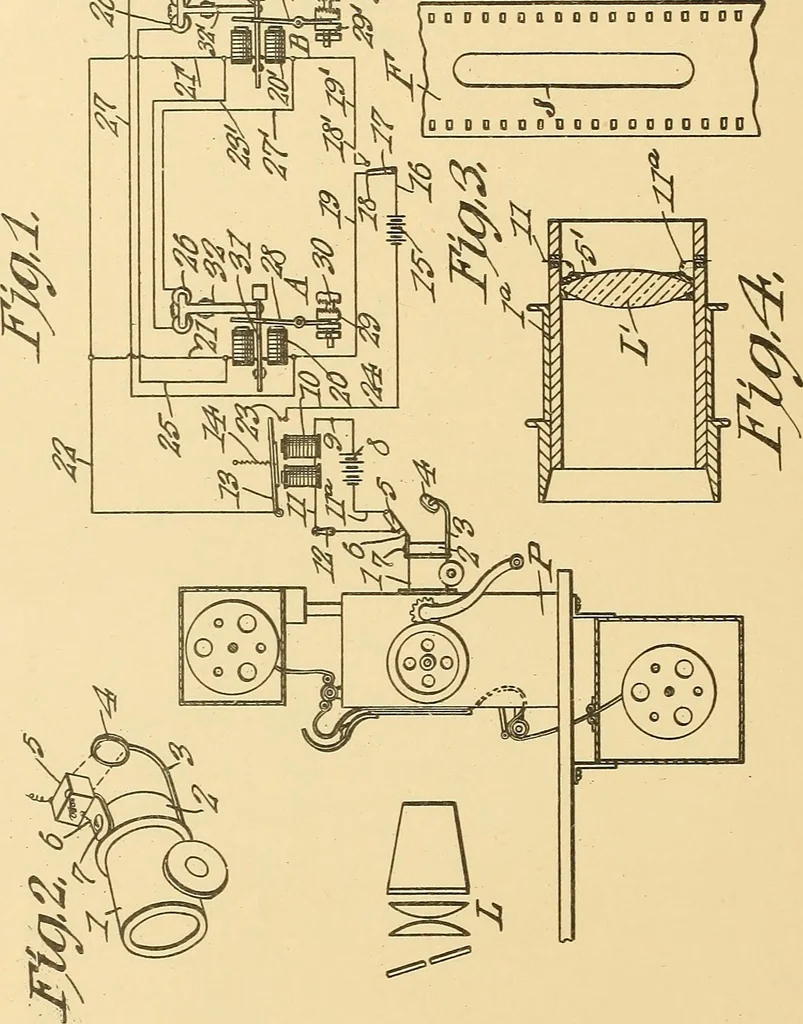 An illustration from [Graphophone patents], 1878, leaf 259
