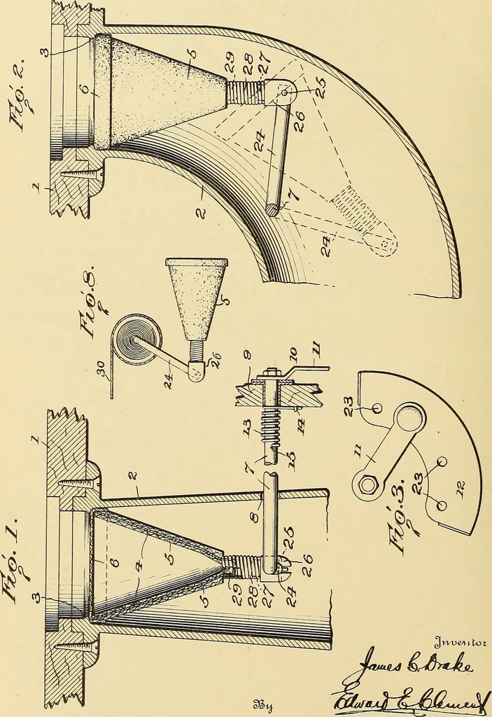 An illustration from [Graphophone patents], 1878, leaf 267