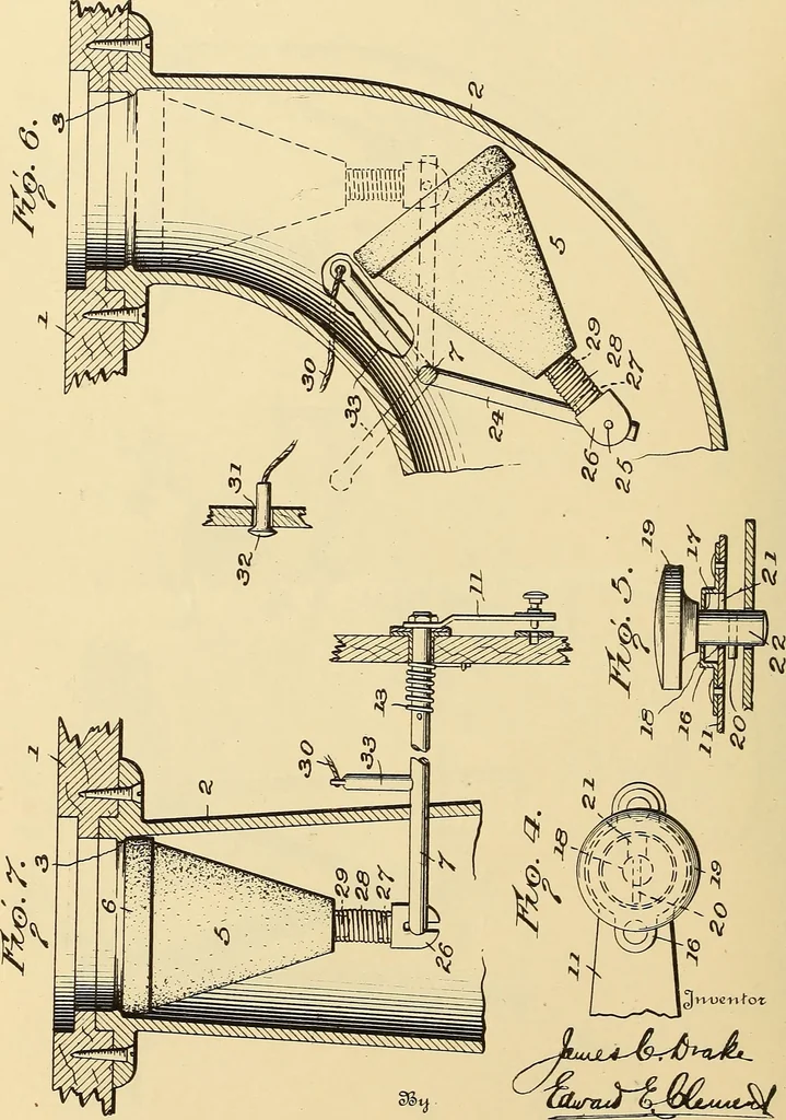 An illustration from [Graphophone patents], 1878, leaf 269