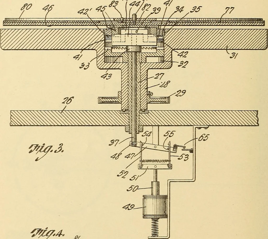 An illustration from [Graphophone patents], 1878, leaf 307