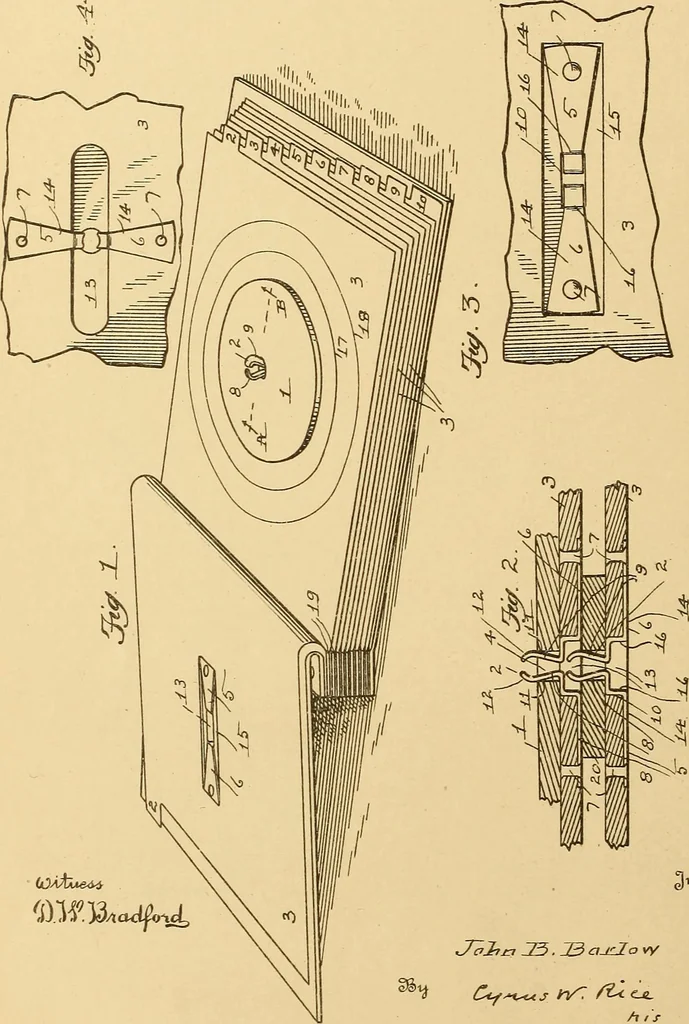 An illustration from [Graphophone patents], 1878, leaf 327