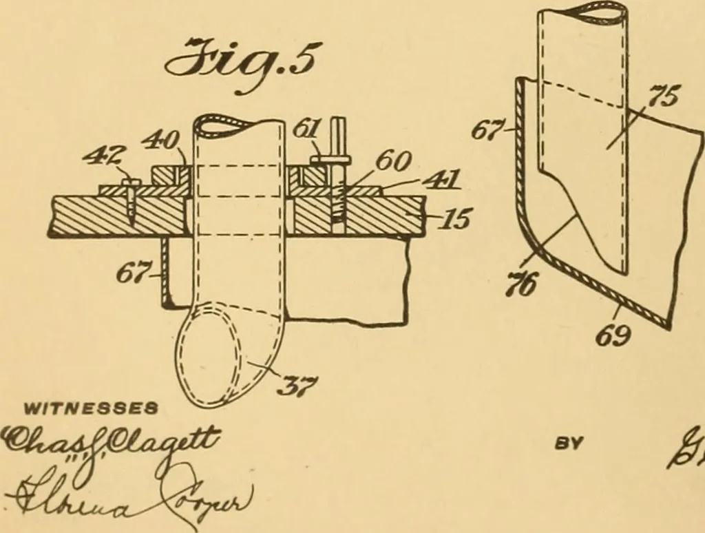 An illustration from [Graphophone patents], 1878, leaf 33