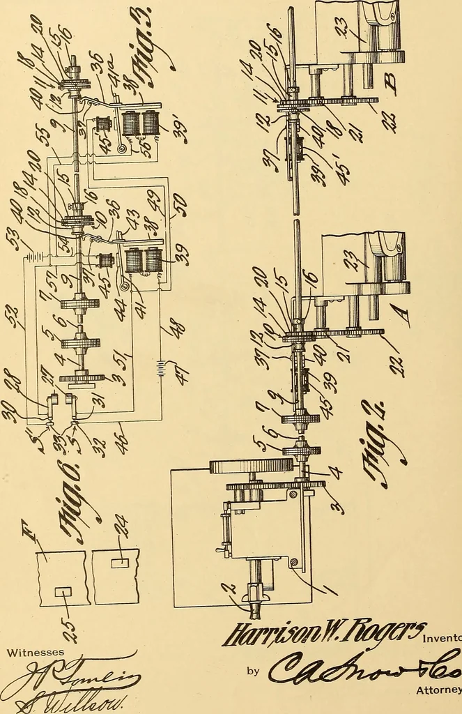 An illustration from [Graphophone patents], 1878, leaf 333