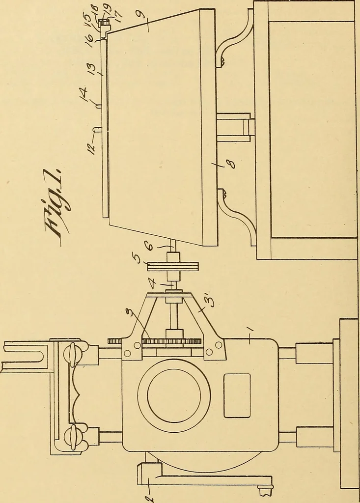 An illustration from [Graphophone patents], 1878, leaf 339