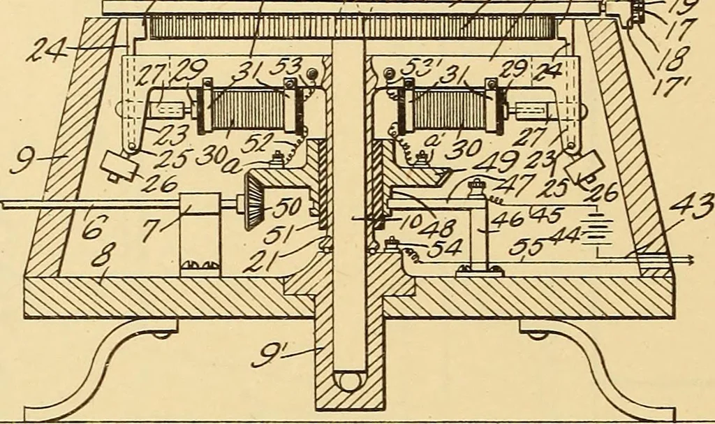 An illustration from [Graphophone patents], 1878, leaf 341