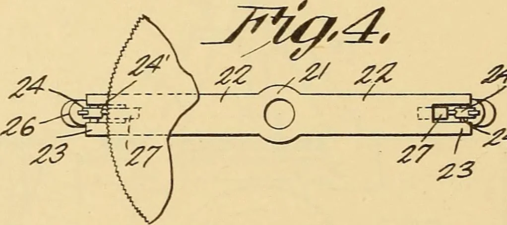 An illustration from [Graphophone patents], 1878, leaf 341
