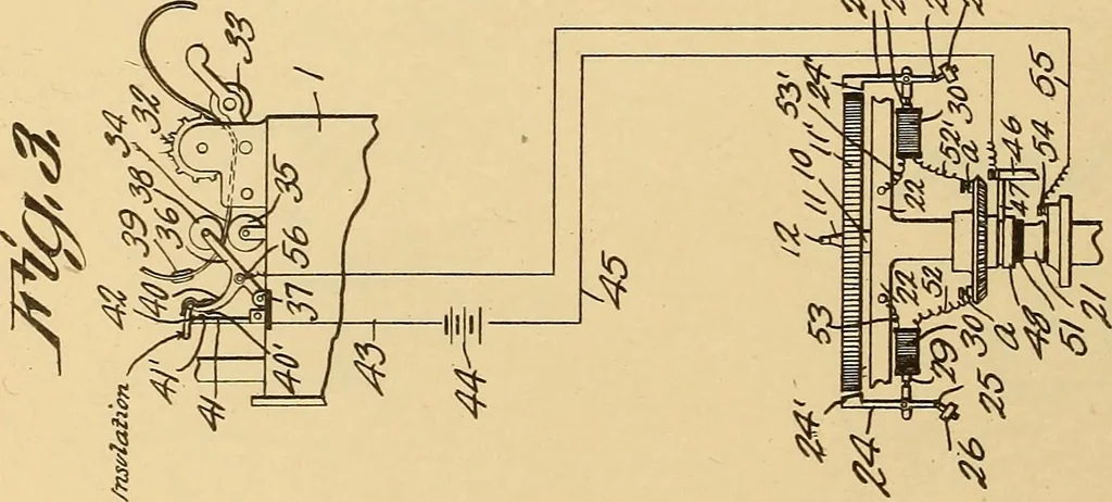 An illustration from [Graphophone patents], 1878, leaf 343